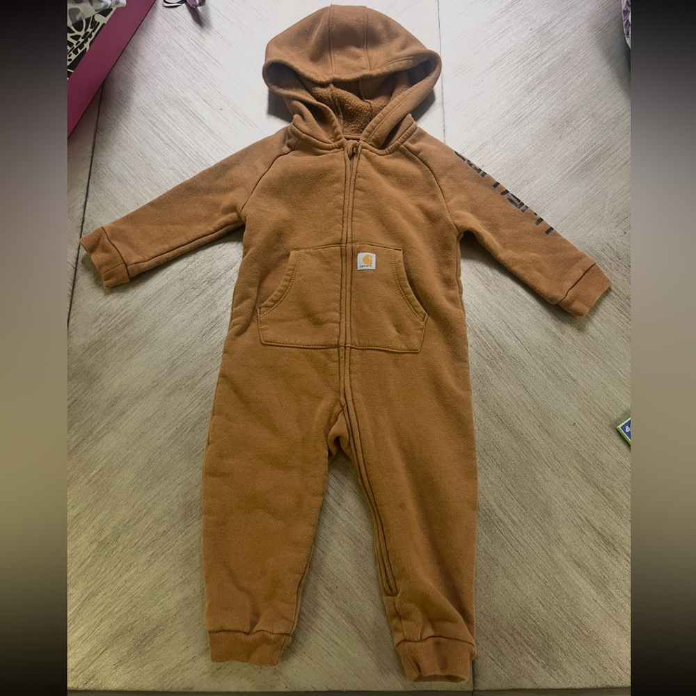 Carhartt coverall Hooded One-Piece in Carhartt Brown 12 months